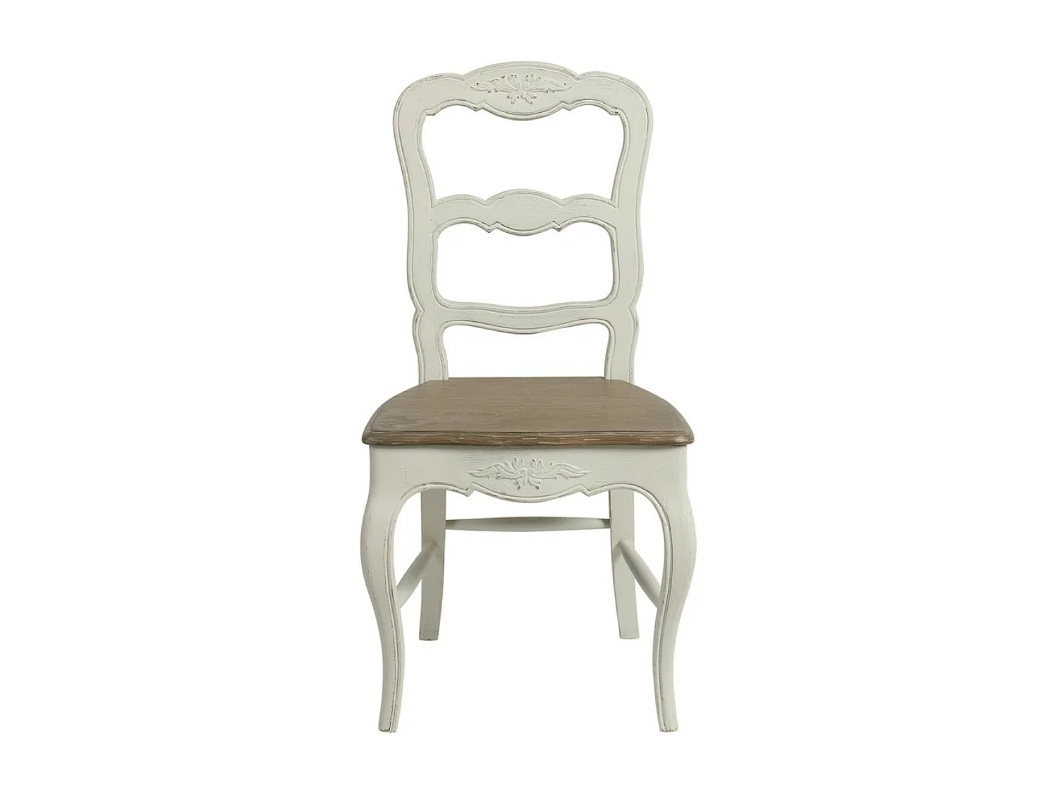 Lot de 2 chaises louise Bois Blanc - Château Interior's