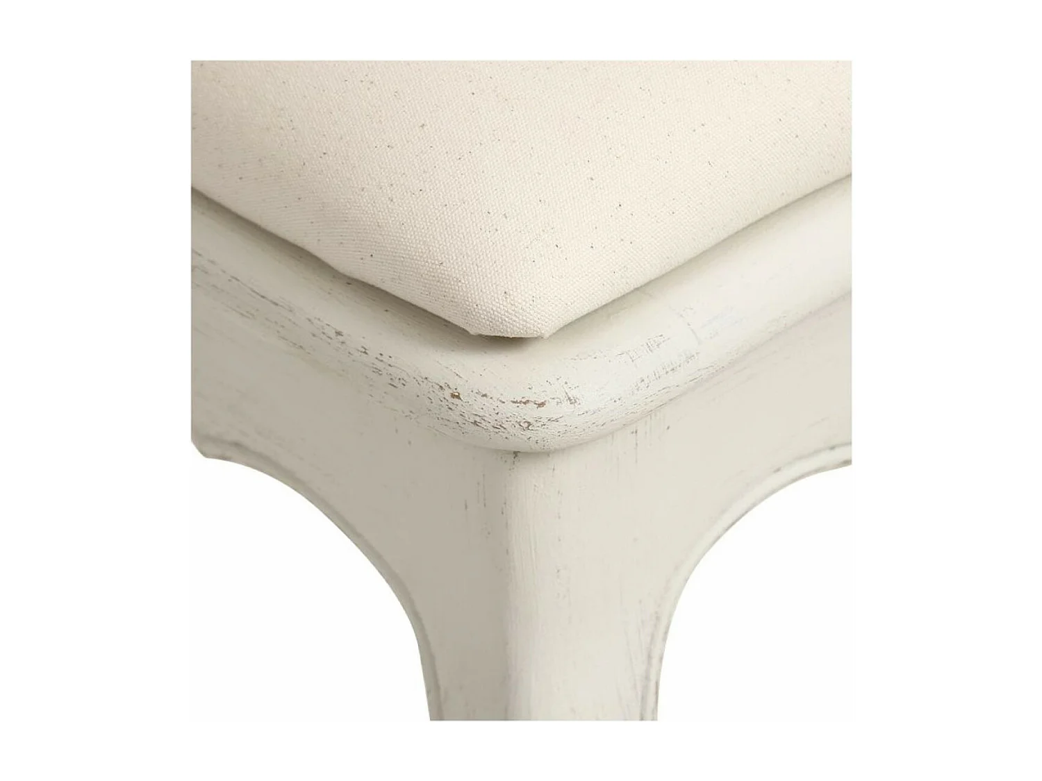 Lot de 2 chaises canné Bois Blanc - Château Interior's