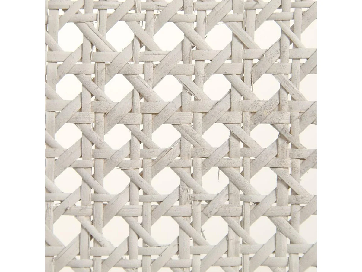 Lot de 2 chaises canné Bois Blanc - Château Interior's