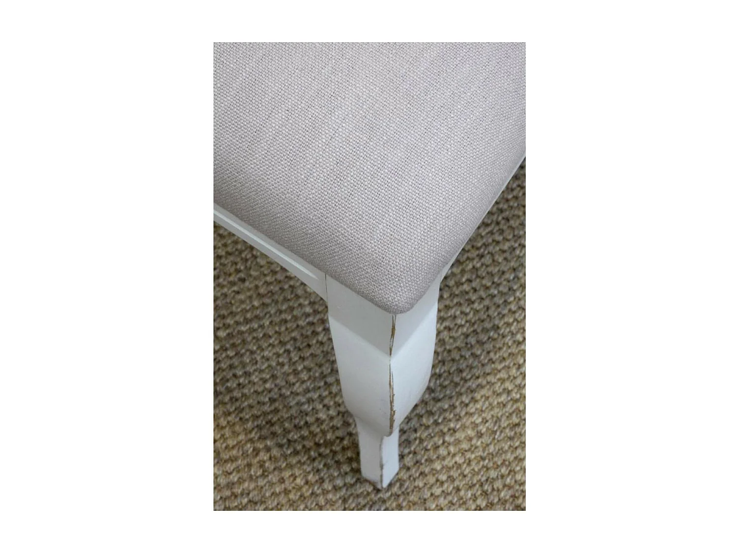 Lot de 2 chaises Bois Blanc - Provence Interior's