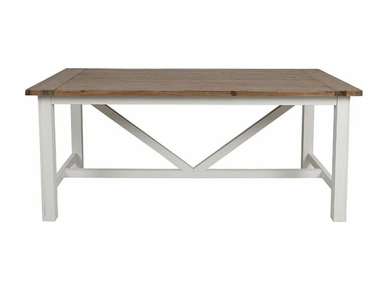 Table rectangulaire Bois Blanc - Rivages Interior's