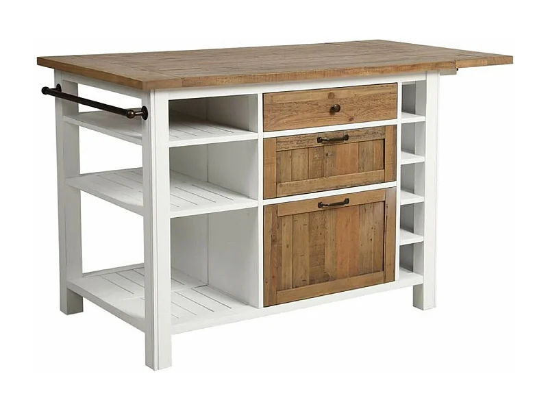 Ilot central Bois Blanc - Rivages Interior's