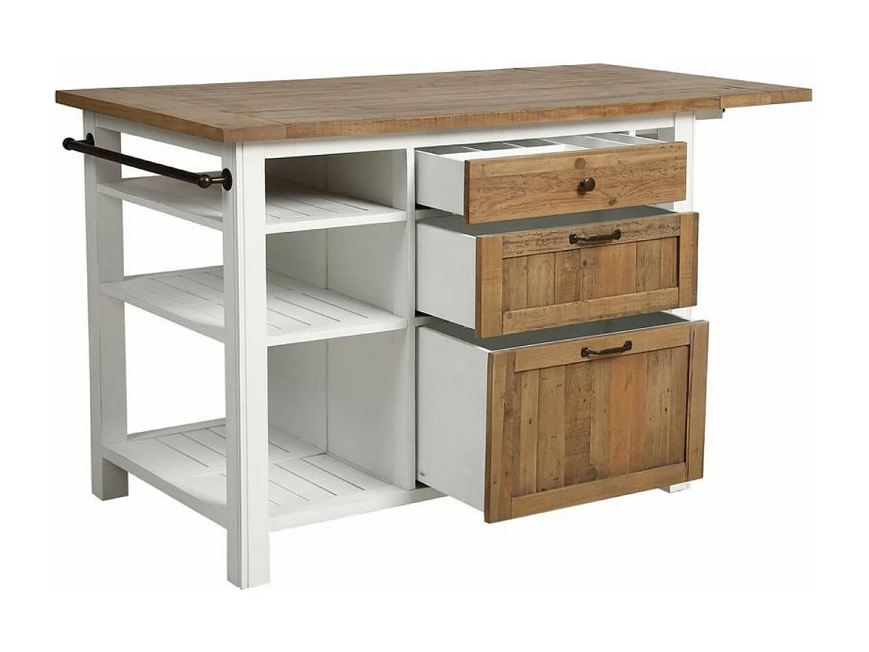 Ilot central Bois Blanc - Rivages Interior's