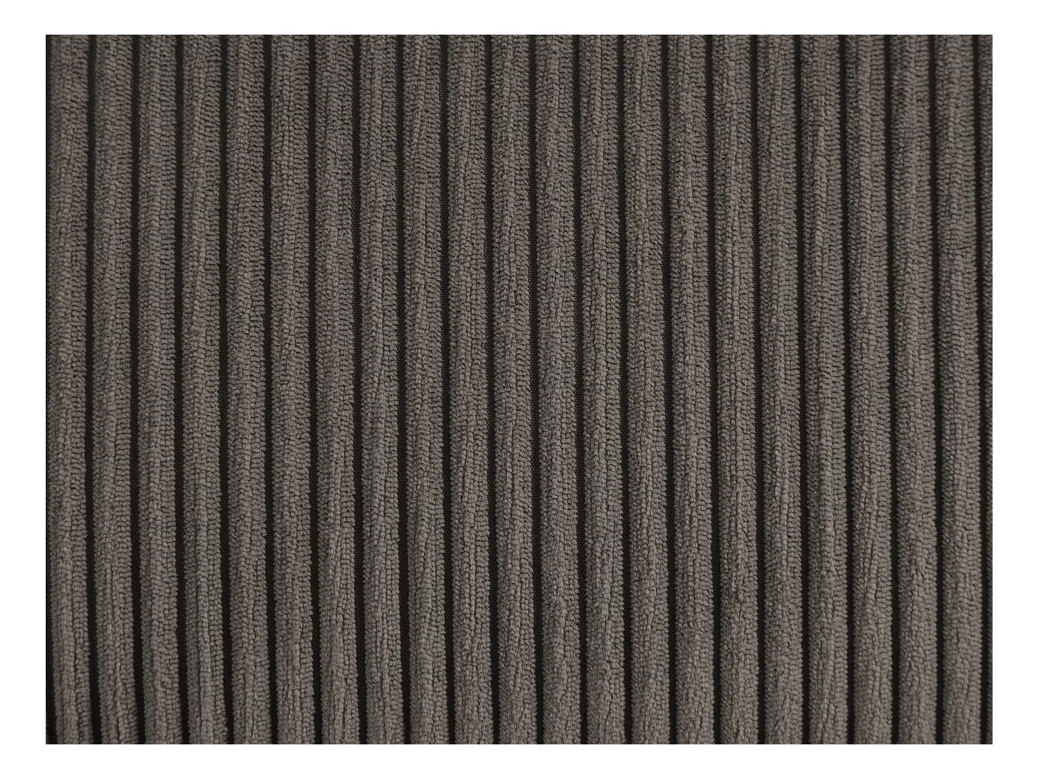 Linker hoekbank in taupe ribfluweel OVENTINO van Maison Céphy