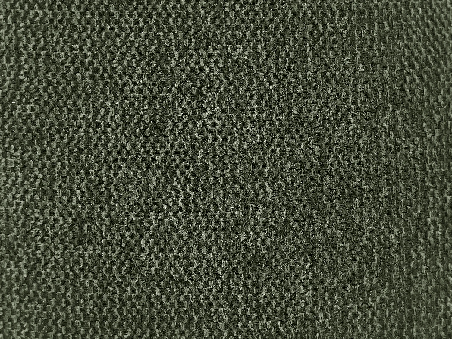 Canapé 3 places avec assise coulissante électrique en tissu texturé vert NELOSA