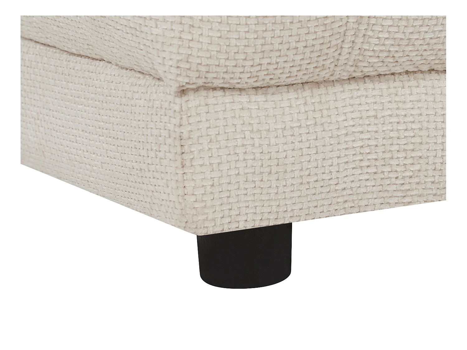 Hjørne-sofa med elektrisk afslappet stol i beige tekstil DOREA af Pascal Morabito