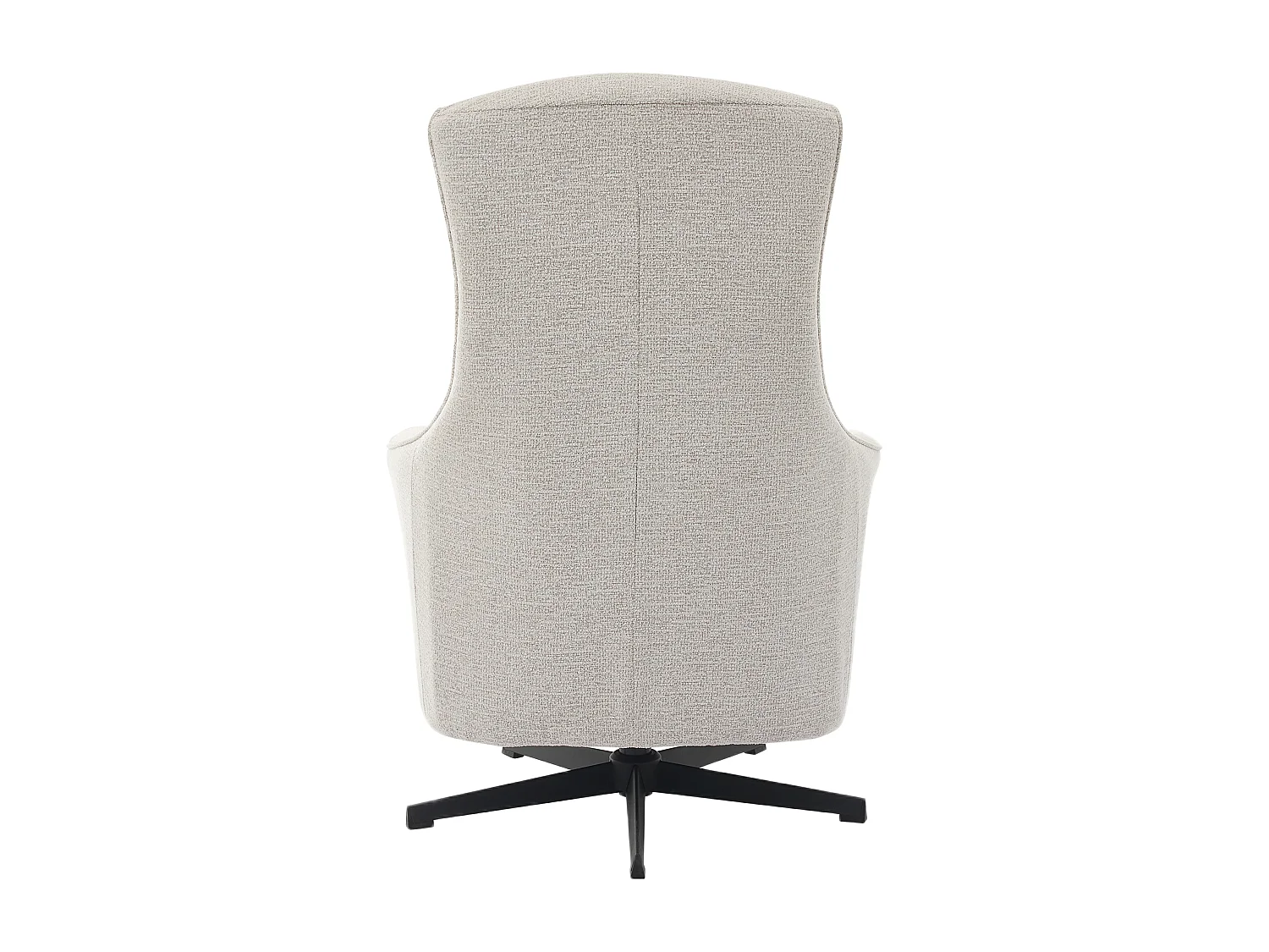 Elektrisk lænestol i beige textureret stof TASEMO