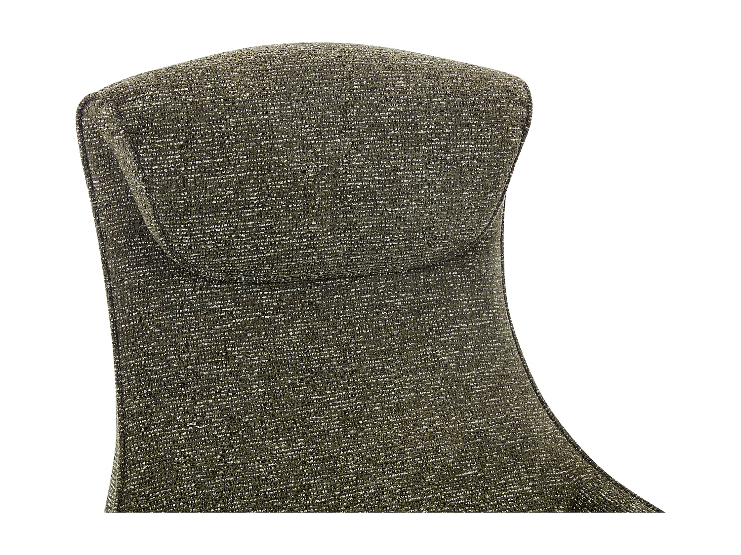 Fauteuil relax électrique en tissu texturé vert TASEMO