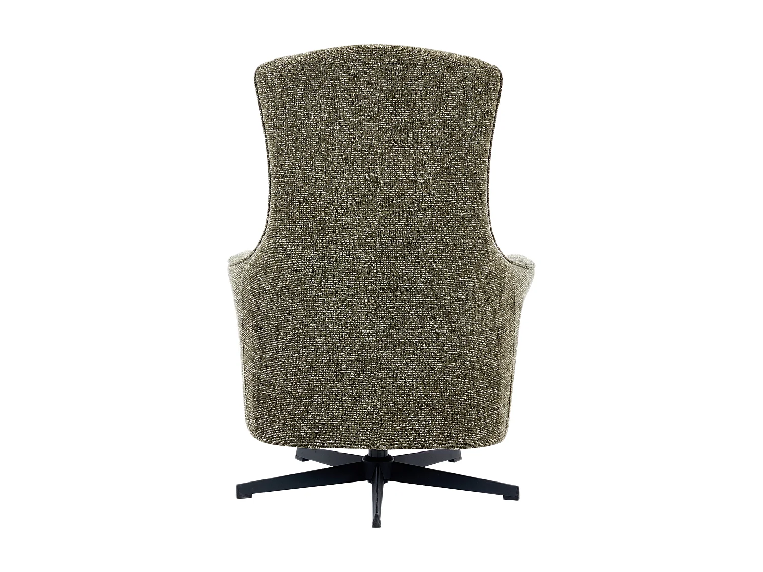 Fauteuil relax électrique en tissu texturé vert TASEMO
