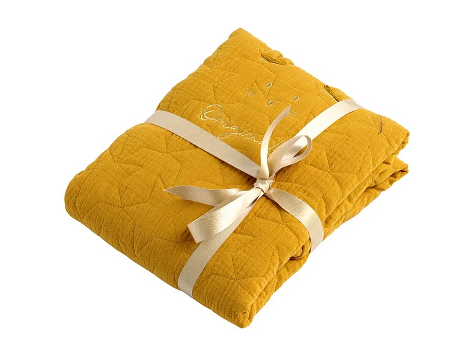 Couvre lit ovale pour berceau en coton GALOPIN - Sauthon Original