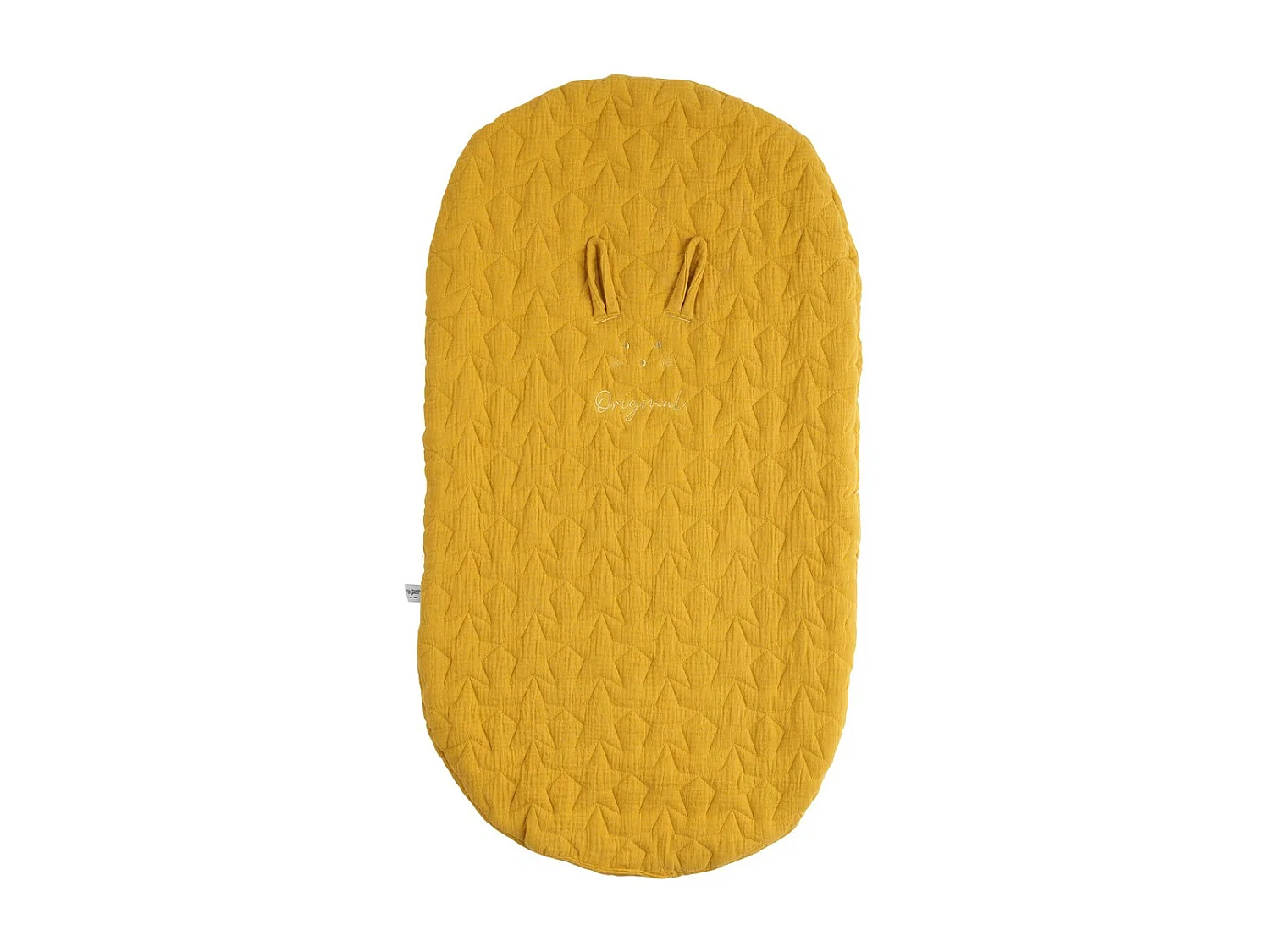 Couvre lit ovale pour berceau en coton GALOPIN - Sauthon Original