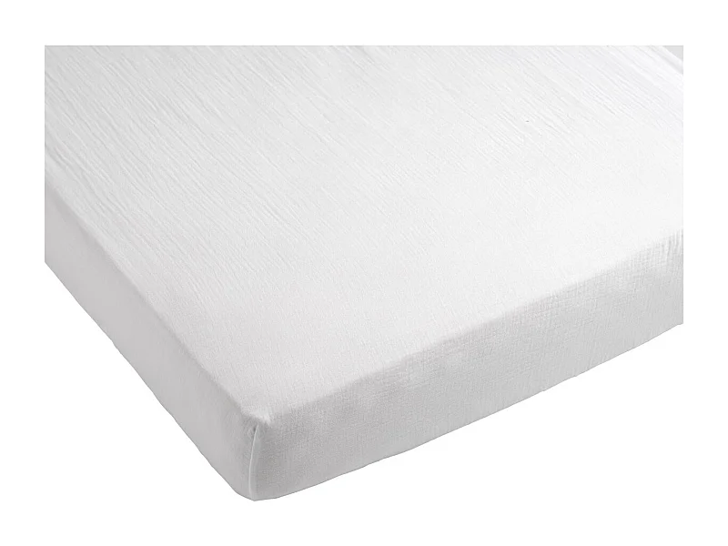 Lot de 2 draps housse rectangle en coton ORIGINAL - Sauthon Original