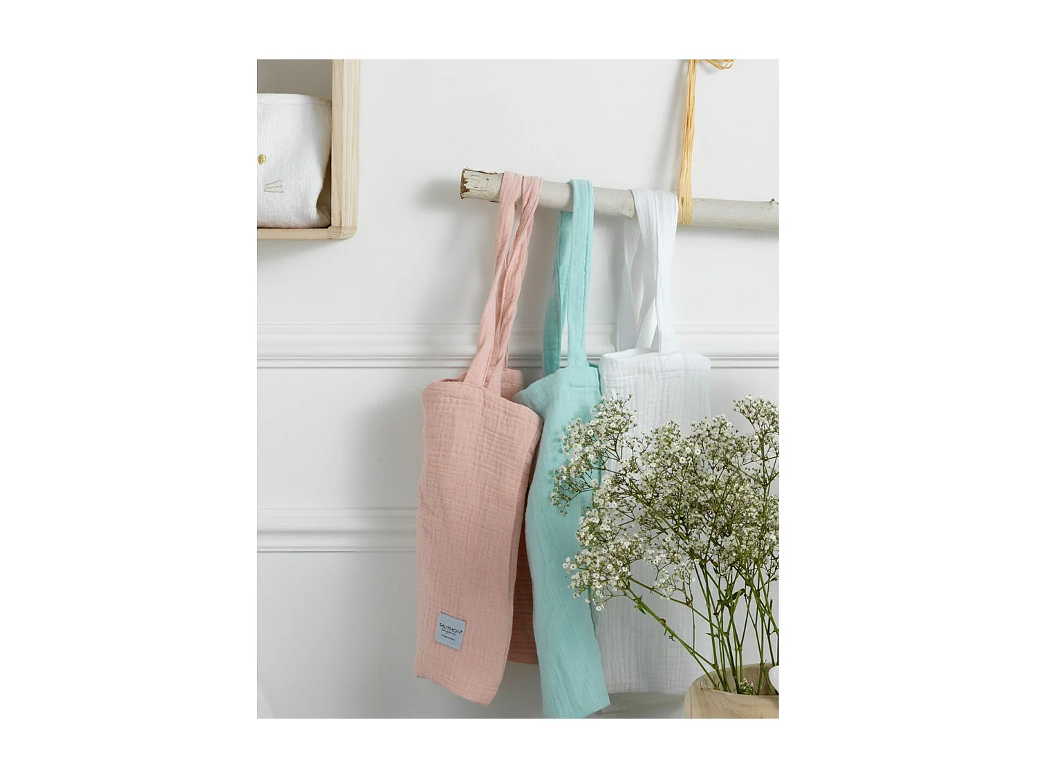 Lot de 2 draps housse ovales en coton GALOPIN - Sauthon Original