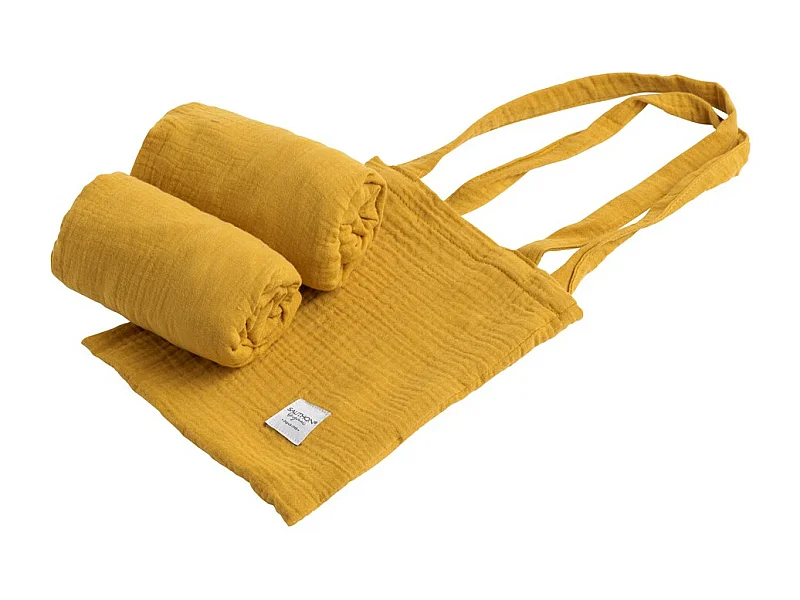 Lot de 2 draps housse ovales en coton GALOPIN - Sauthon Original