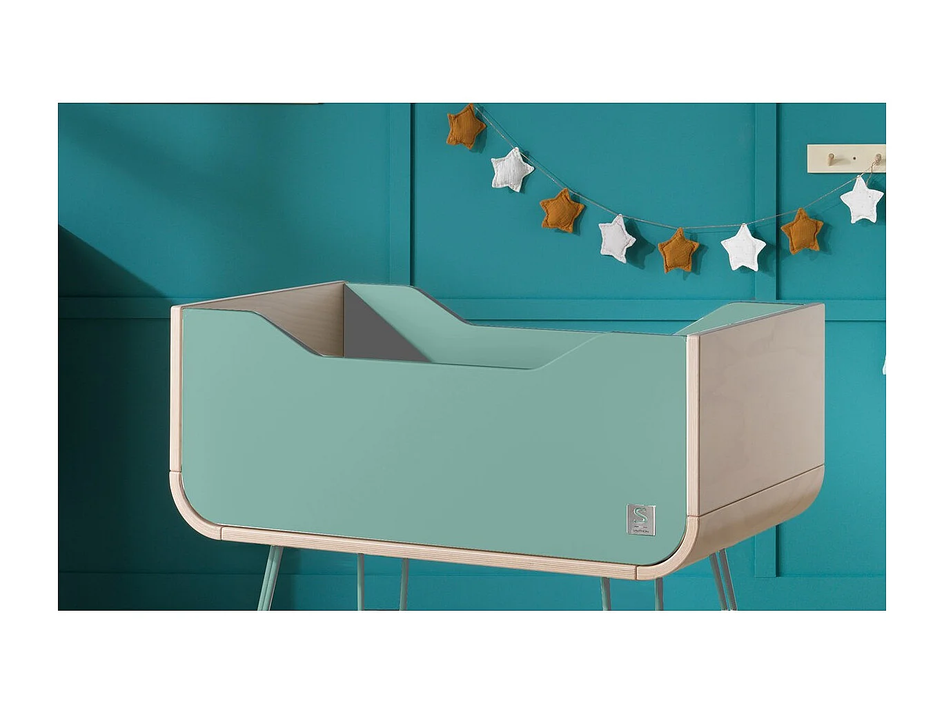 Berceau pieds métal BAMBIN - Sauthon Original