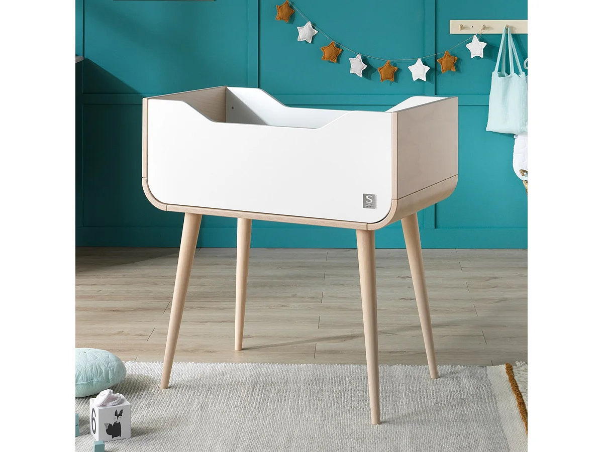 Berceau pieds bois BAMBIN - Sauthon Original