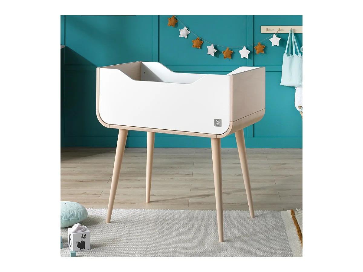 Berceau pieds bois BAMBIN - Sauthon Original