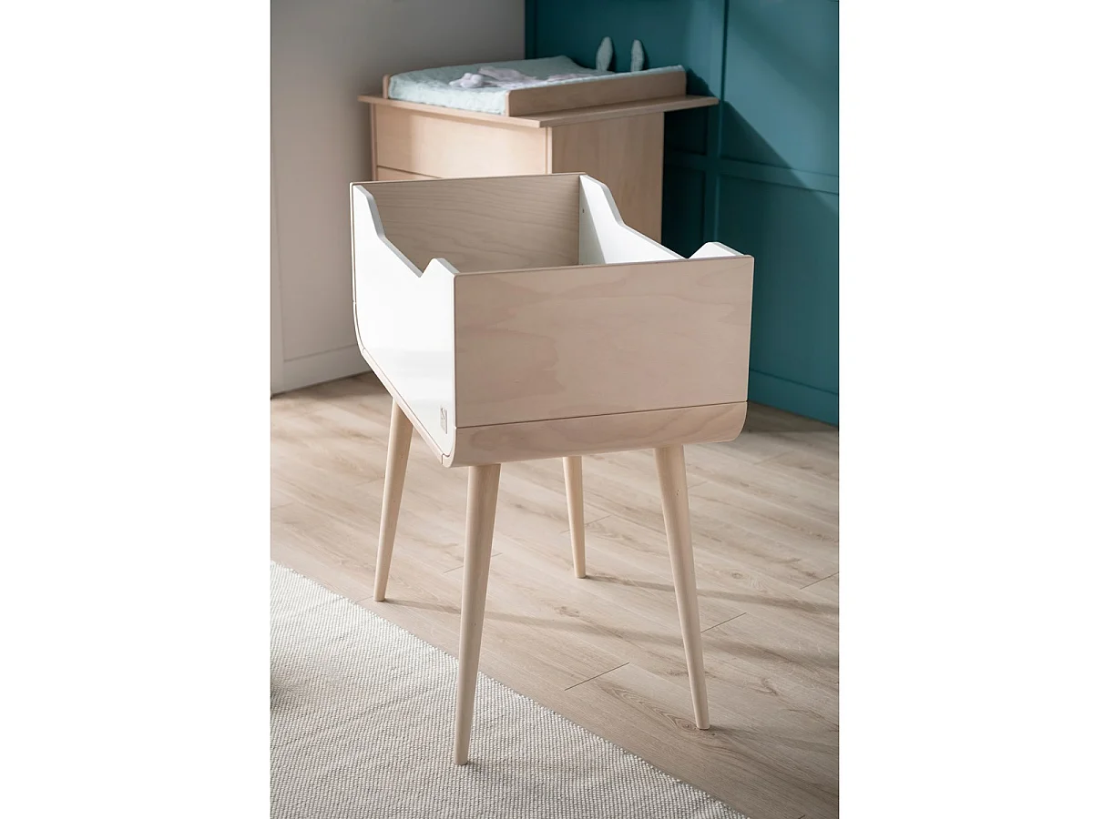 Berceau pieds bois BAMBIN - Sauthon Original