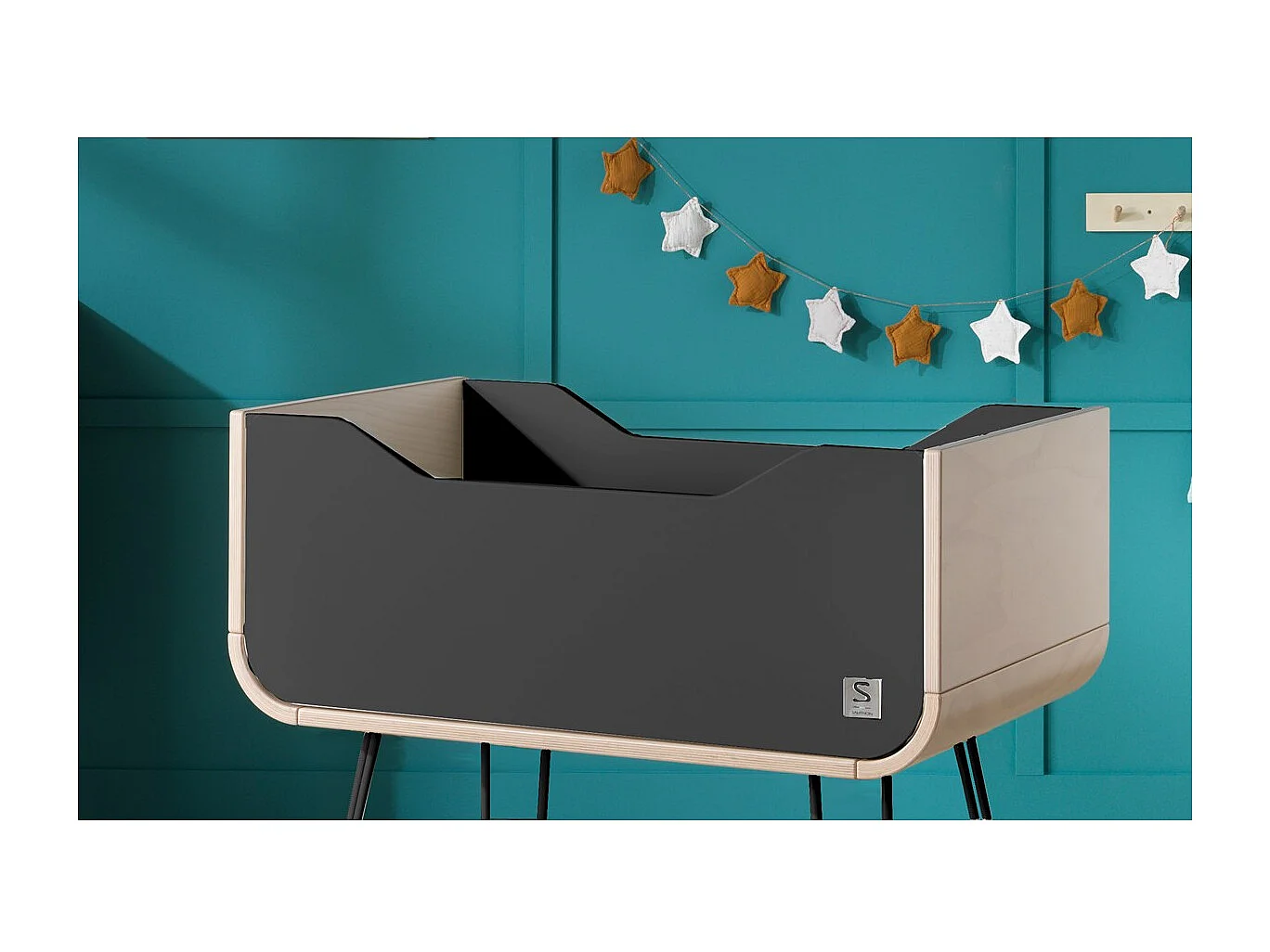 Berceau pieds métal BAMBIN - Sauthon Original