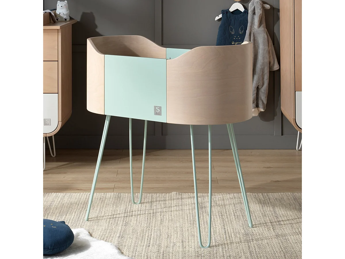 Berceau pieds métal GALOPIN - Sauthon Original