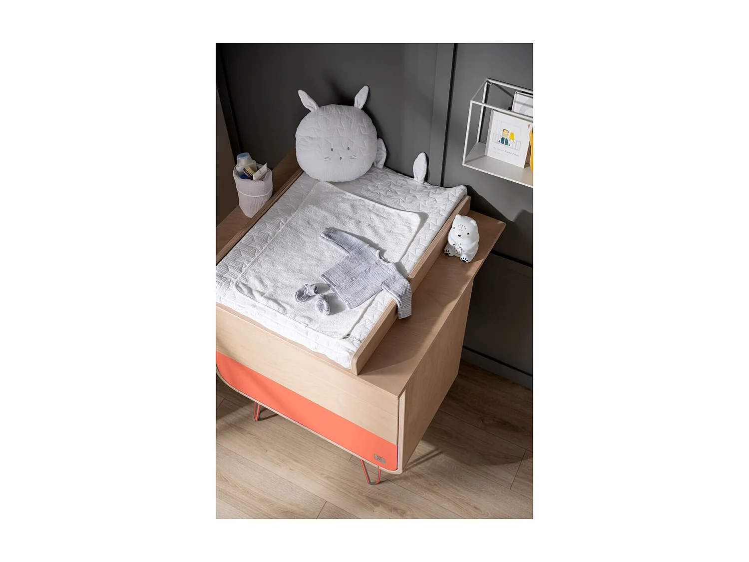 Commode 3 tiroirs pieds métal BAMBIN - Sauthon Original