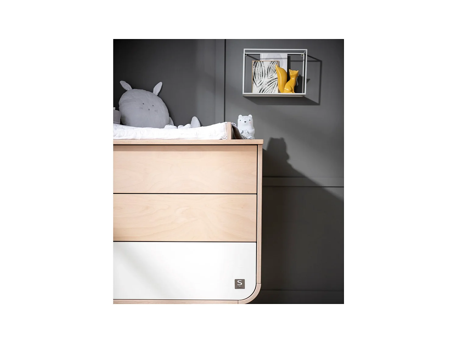 Commode 3 tiroirs pieds métal GALOPIN - Sauthon Original