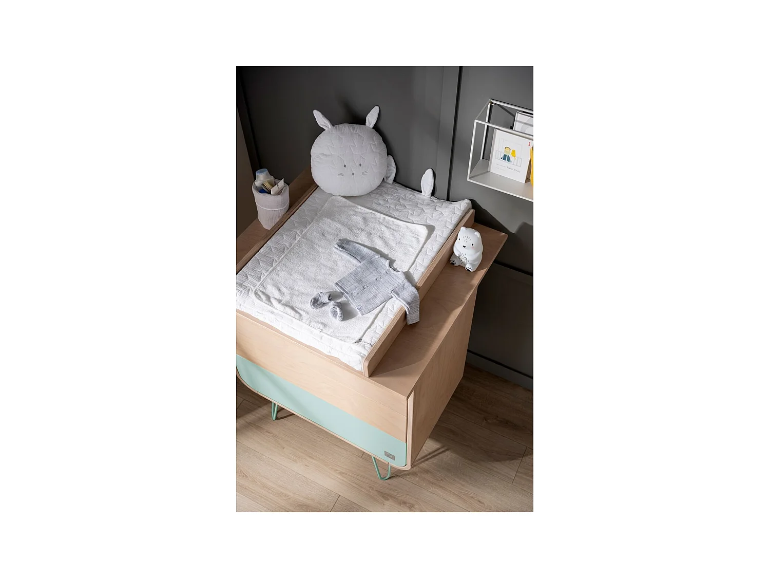 Commode 3 tiroirs pieds métal GALOPIN - Sauthon Original