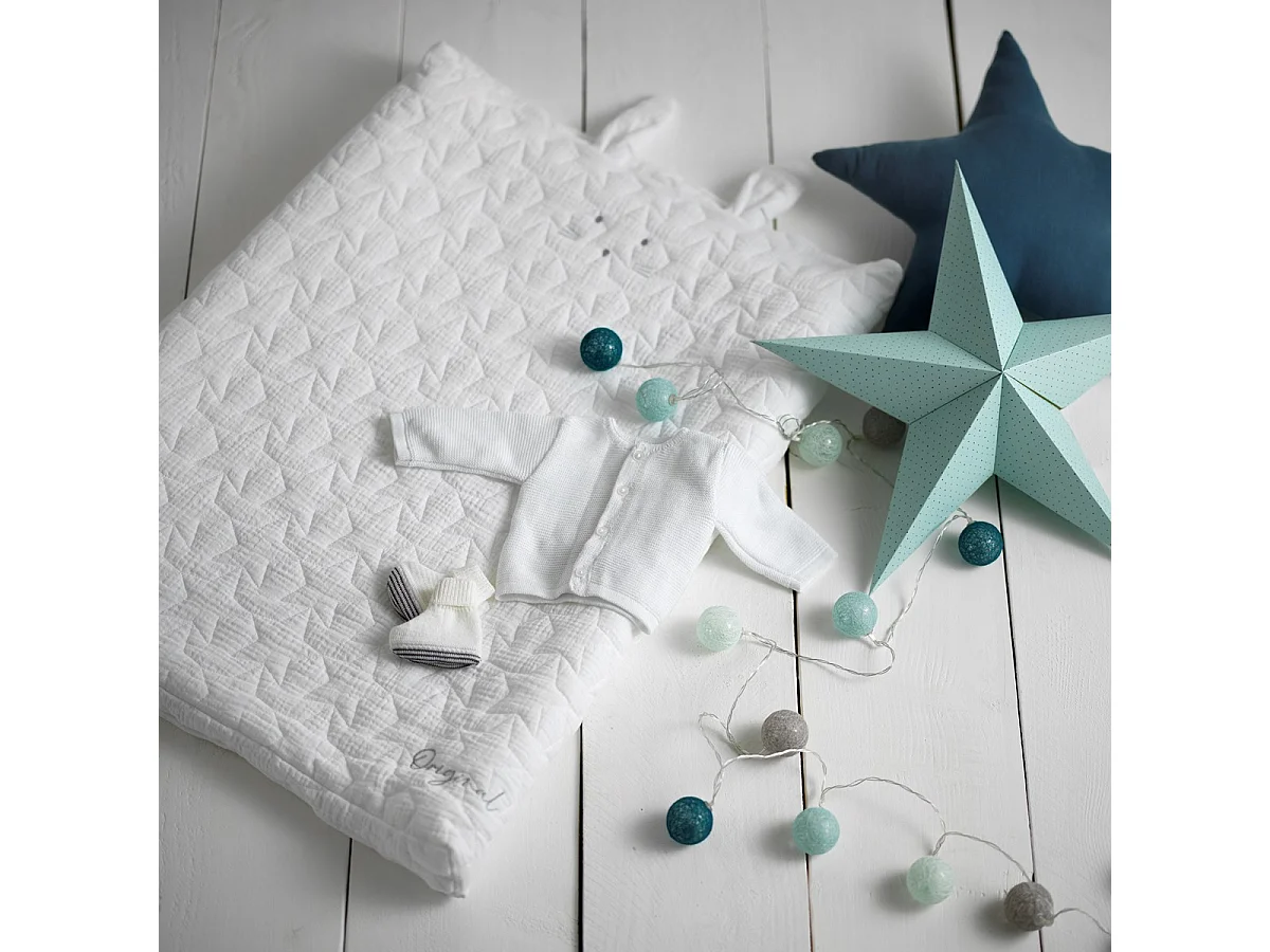 Housse de matelas à langer en coton ORIGINAL - Sauthon Original