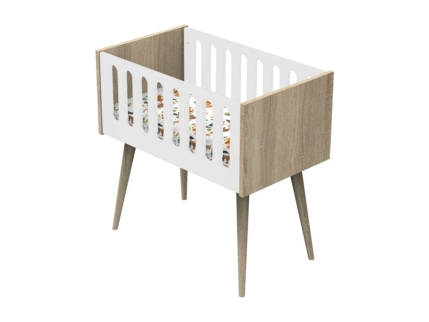 Matelas pour berceau 6x50x90cm en polyester blanc ECLIPSE - Sauthon Original