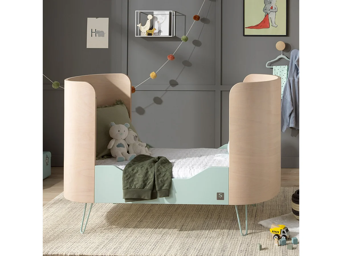 Matelas pour lit évolutif 10x70x140cm en polyester blanc GALOPIN - Sauthon Original