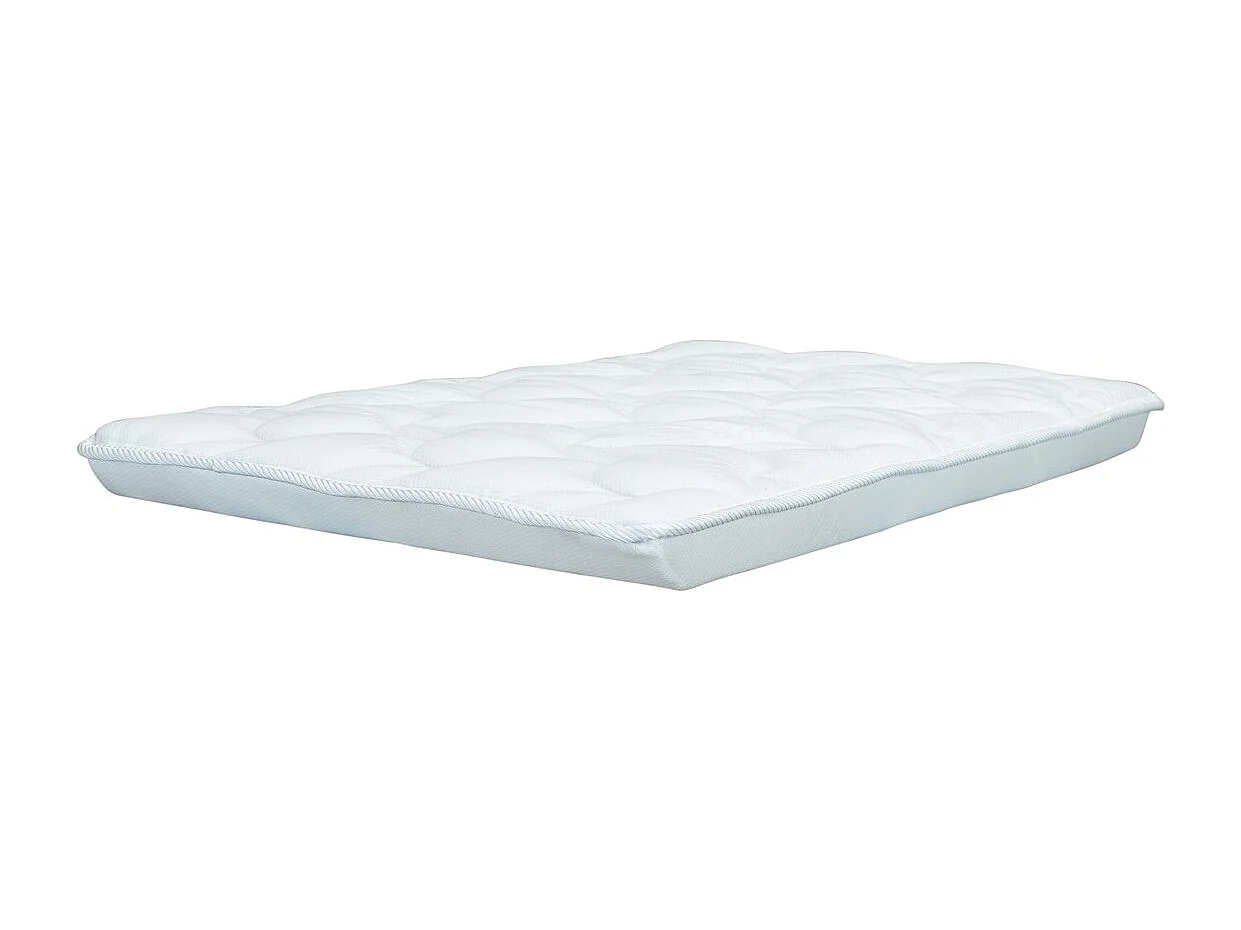 Matelas pour berceau 6x50x83cm en polyester blanc LUNE ET NUAGE - Sauthon Original