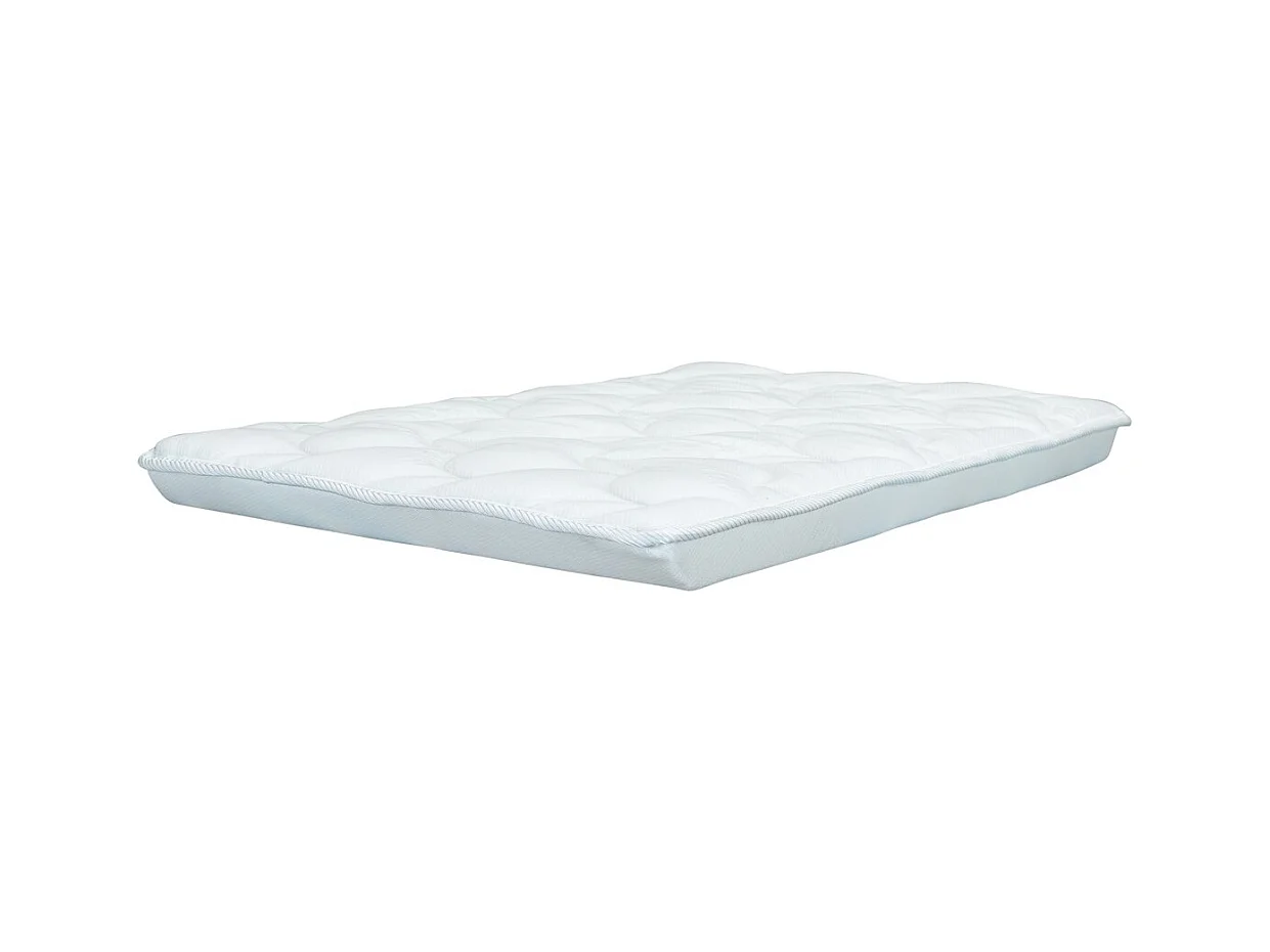 Matelas pour berceau 6x50x83cm en polyester blanc LUNE ET NUAGE - Sauthon Original