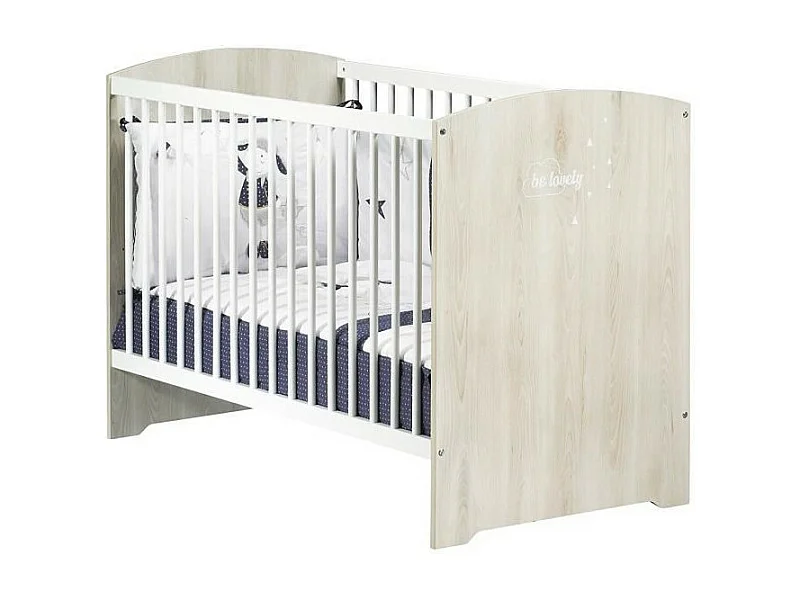 Smile Babybett Esche Buche 3 Positionen 120 x 60 cm