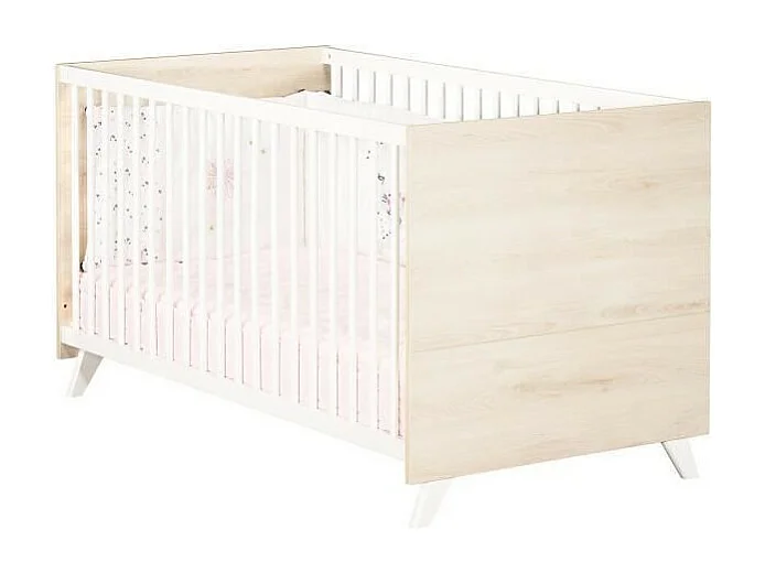 Lit bébé évolutif 140x70 - Little Big Bed en bois SCANDI - BabyPrice