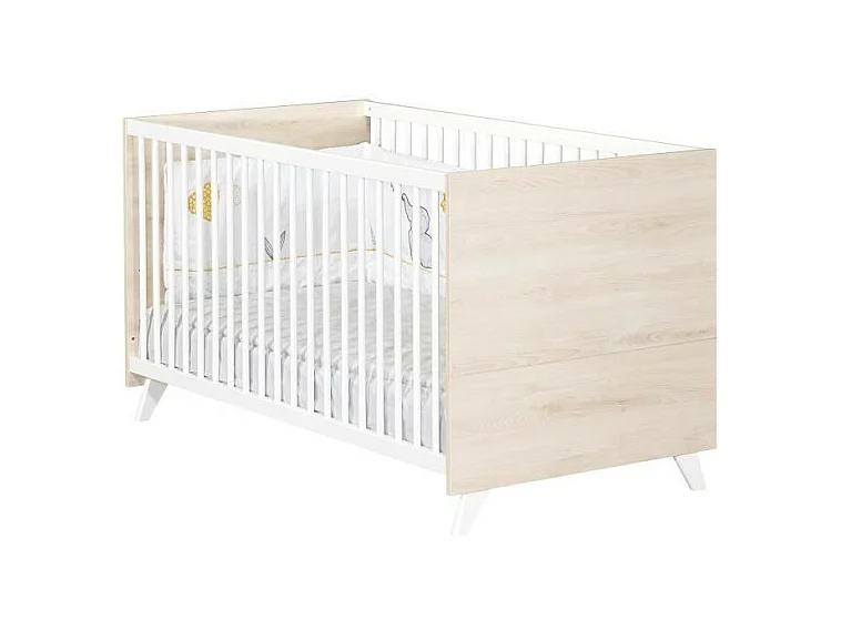 Lit bébé évolutif 140x70 - Little Big Bed en bois SCANDI - BabyPrice