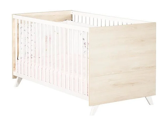 Lit bébé évolutif 140x70 - Little Big Bed en bois SCANDI - BabyPrice