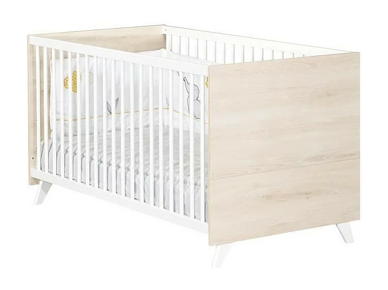 Lit bébé évolutif 140x70 - Little Big Bed en bois SCANDI - BabyPrice