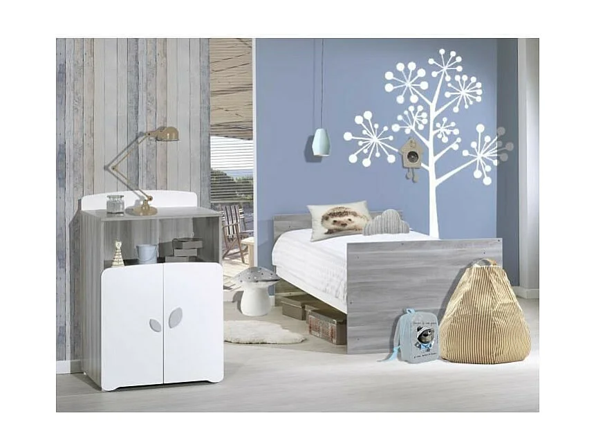 Kombibett – 120 x 60 cm – umwandelbar auf 90 x 190 cm