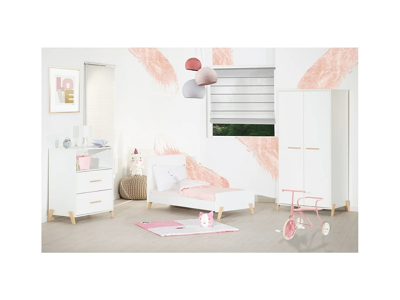Babyprice - JOY NATUREL - Lit Evolutif Little Big Bed 140x70