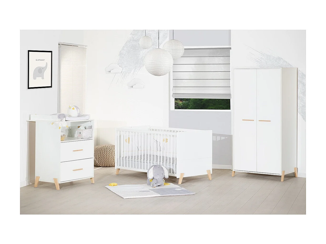 Babyprice - JOY NATUREL - Lit Evolutif Little Big Bed 140x70