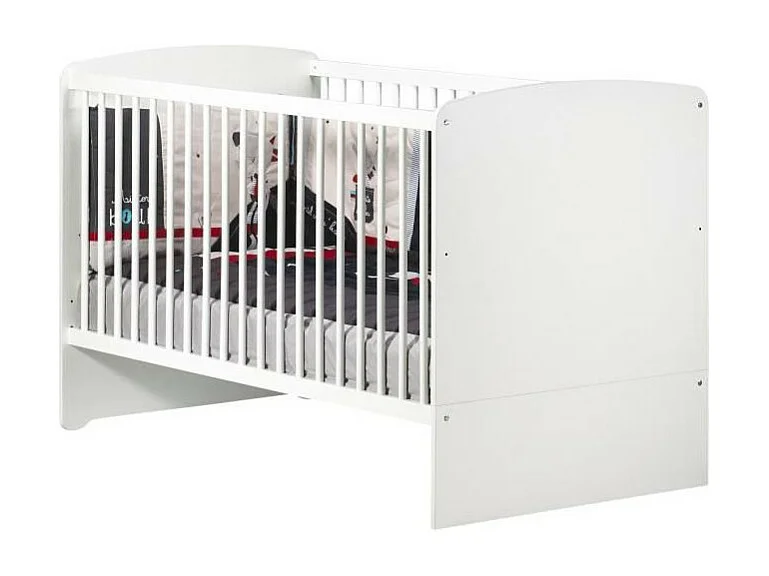 BABY PRICE New Basic Lit bebe evolutif 140x70 - Little Big Bed - Blanc
