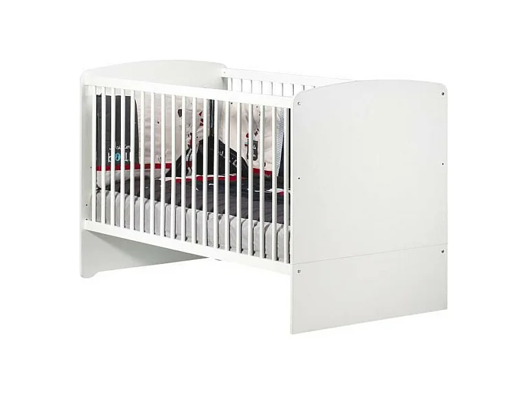 BABY PRICE New Basic Lit bebe evolutif 140x70 - Little Big Bed - Blanc