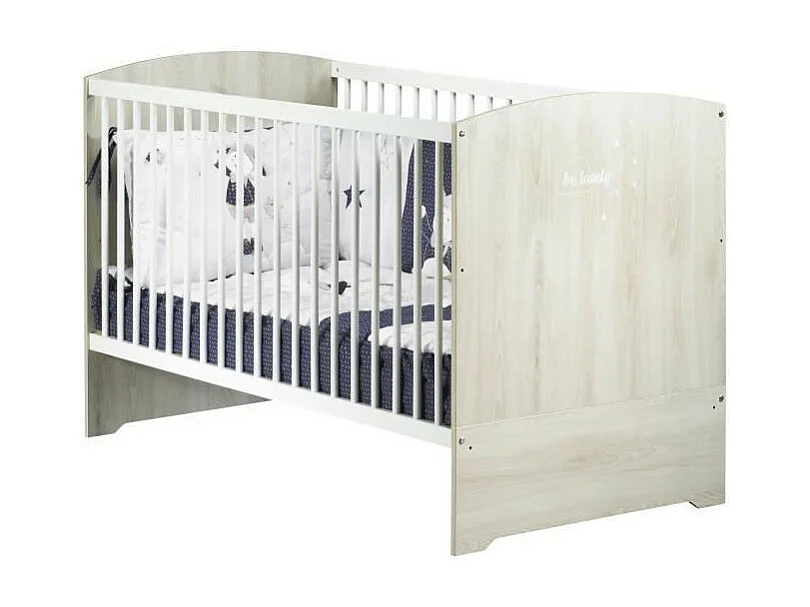 Lit évolutif 140x70 en bois SMILE - BabyPrice