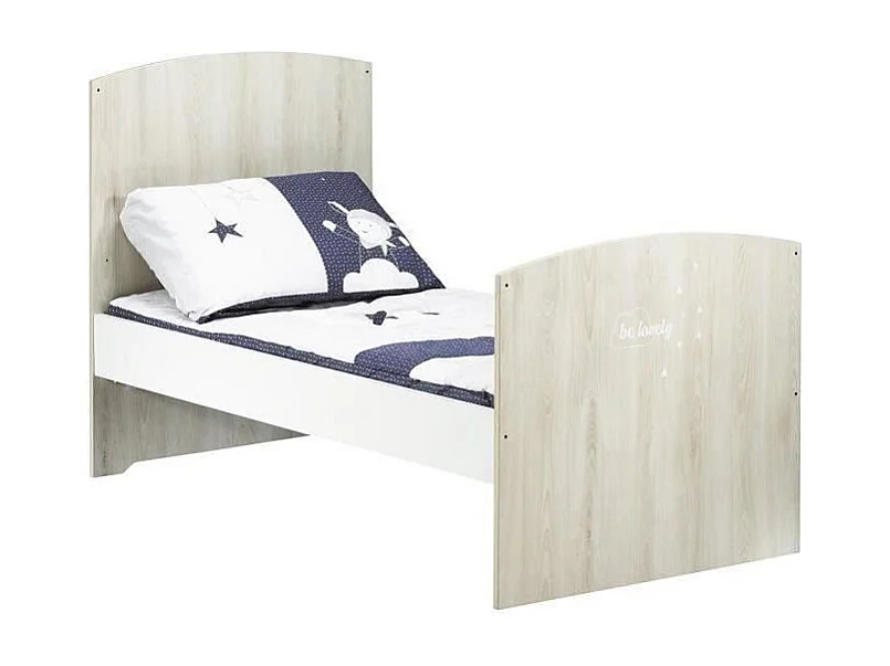 Lit évolutif 140x70 en bois SMILE - BabyPrice