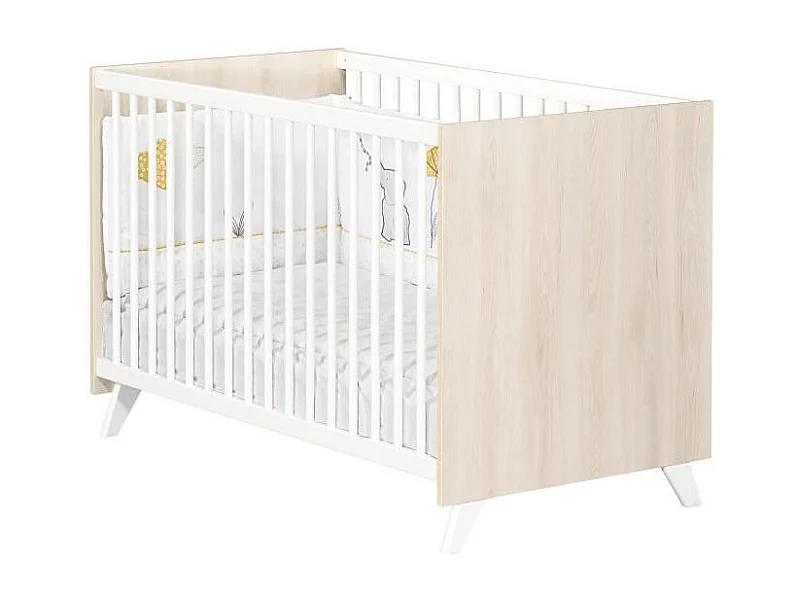 Babyprice - SCANDI NATUREL - Lit Bebe 120 x 60