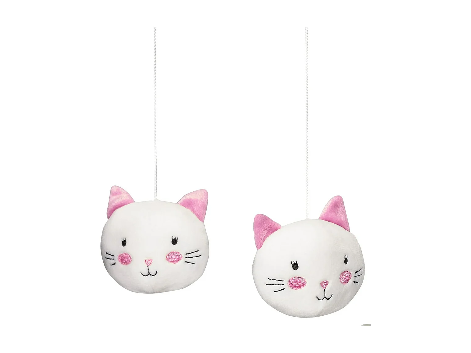 Mobile musical bébé en polyester blanc CHAPAILLETTES - BabyPrice