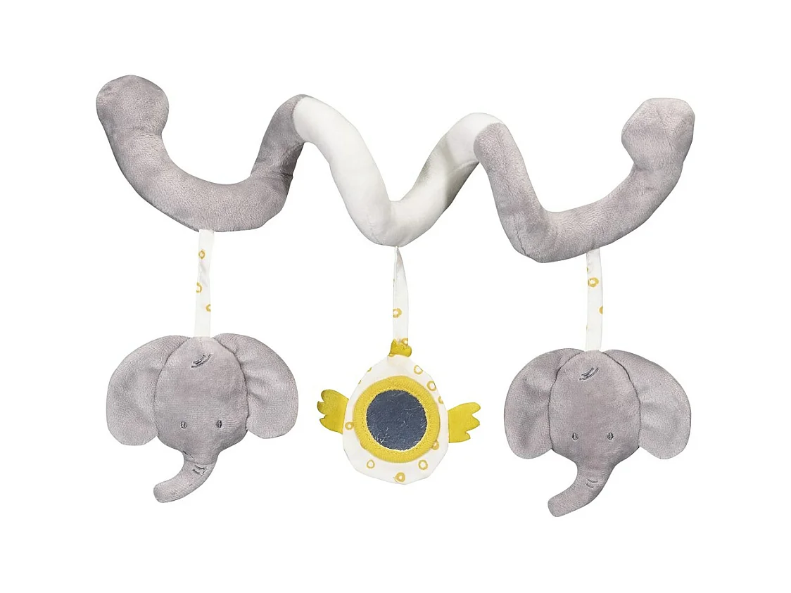 Spirale d'activités en polyester gris ELI & ZELI - BabyPrice