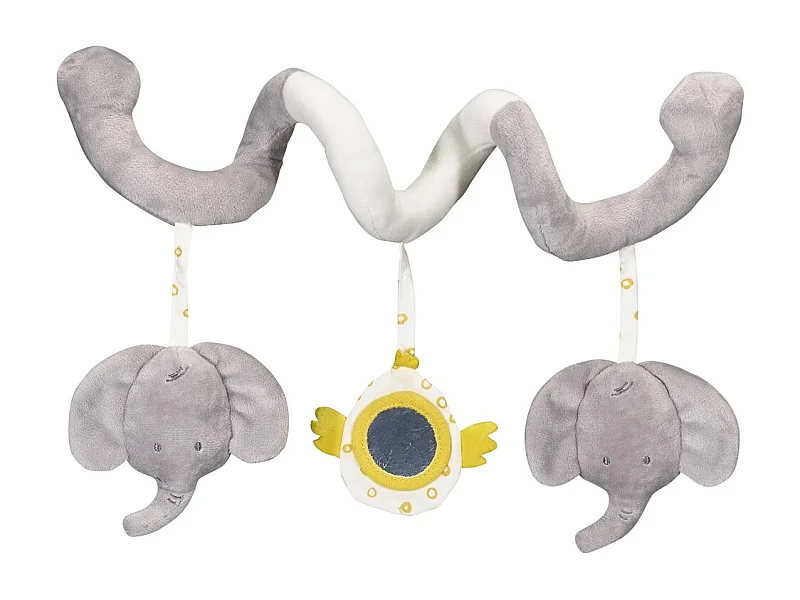 Spirale d'activités en polyester gris ELI & ZELI - BabyPrice