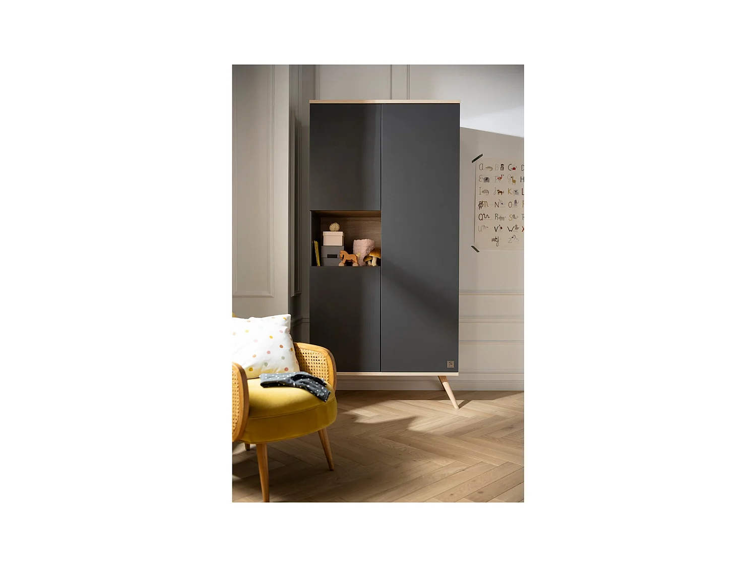 Armoire 3 portes 1 niche BOREALE - Sauthon Original