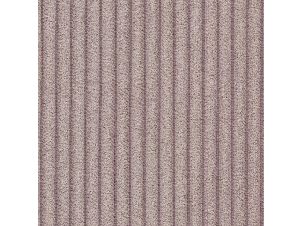 Ted – Fauteuil pivotant Love Seat XXL rotatif à 360° en tissu côtelé rose poudré